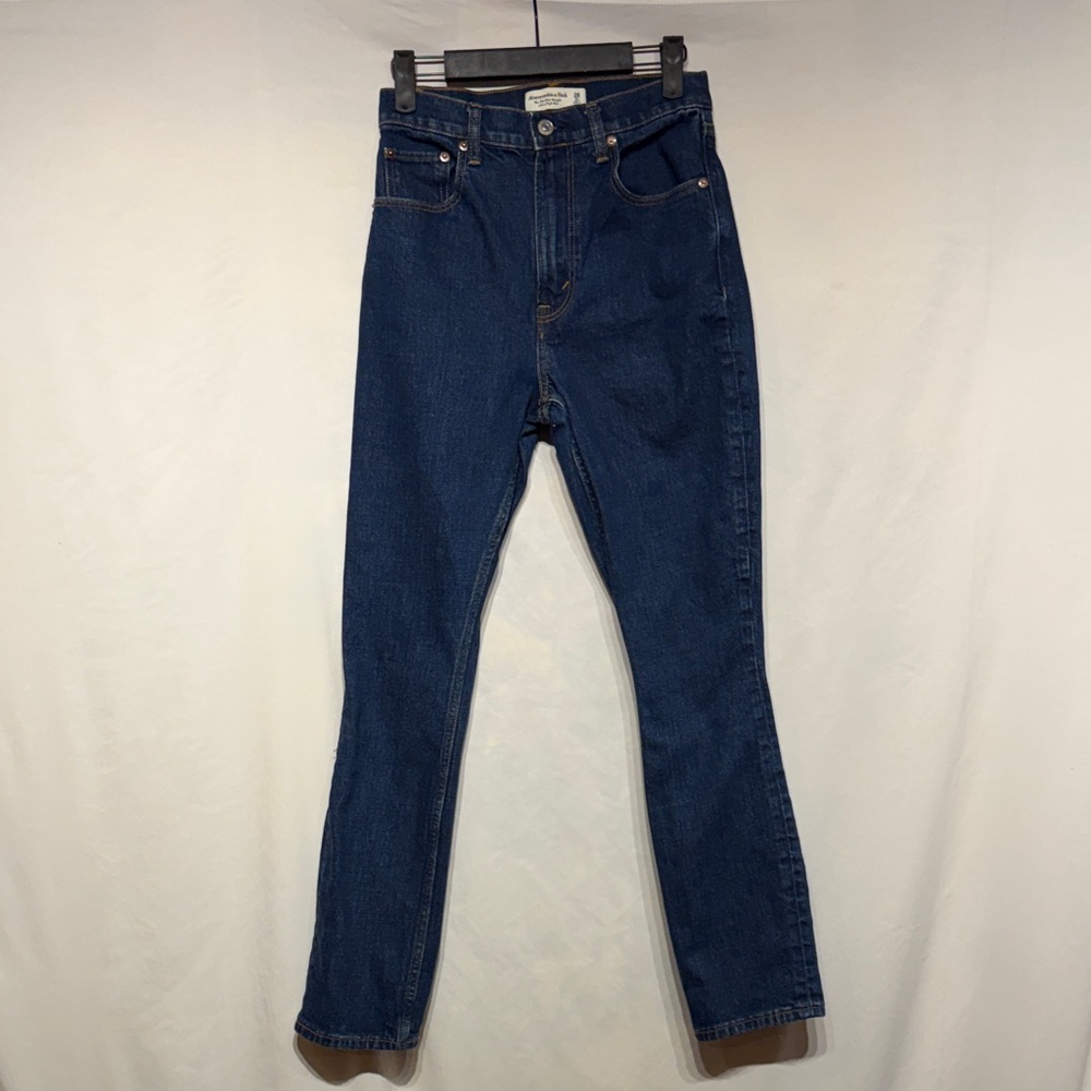 Abercrombie & Fitch The ‘90s Slim Straight Ultra High Rise Curve Love Jeans 26 - Picture 1 of 10